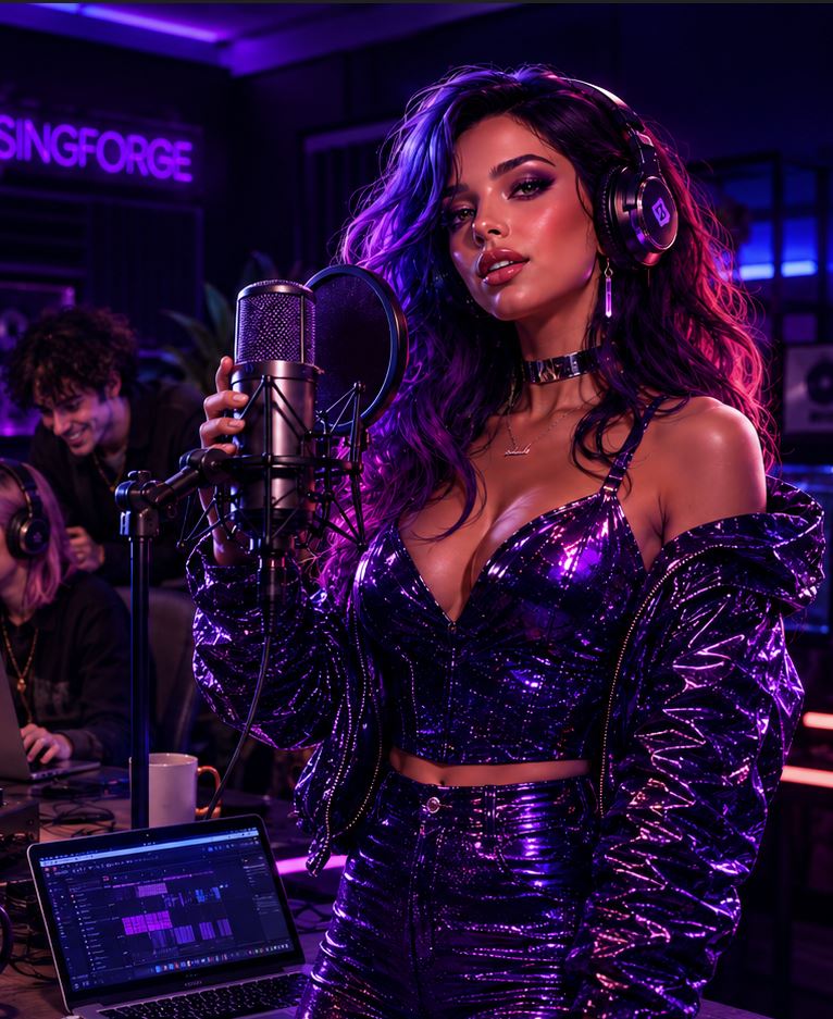 Become a recording artist with SingForge